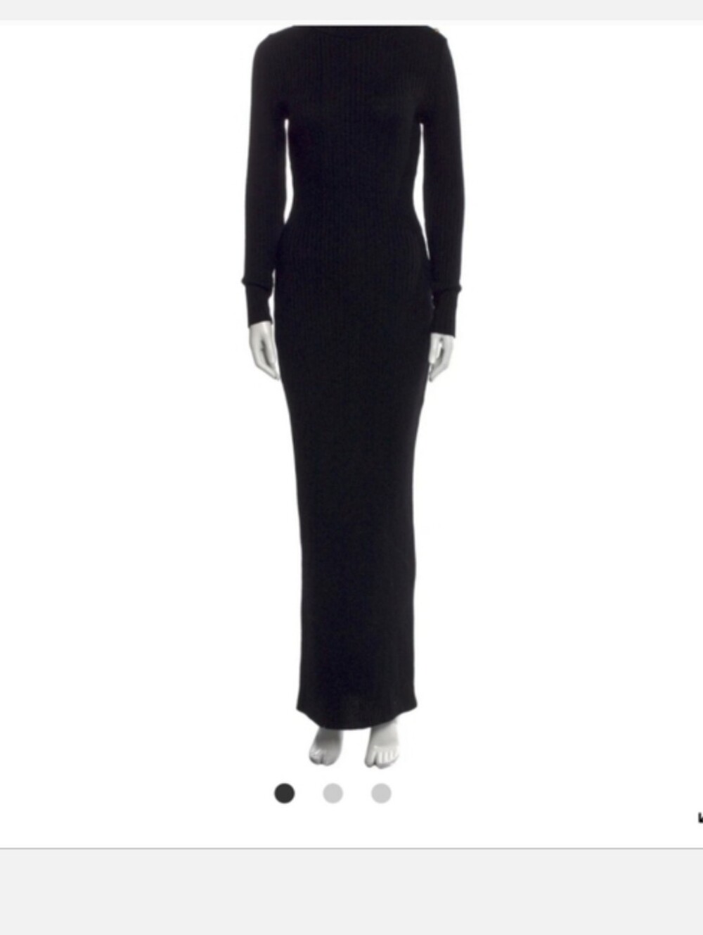 Zara new Elegant Black Long Sleeve Dress